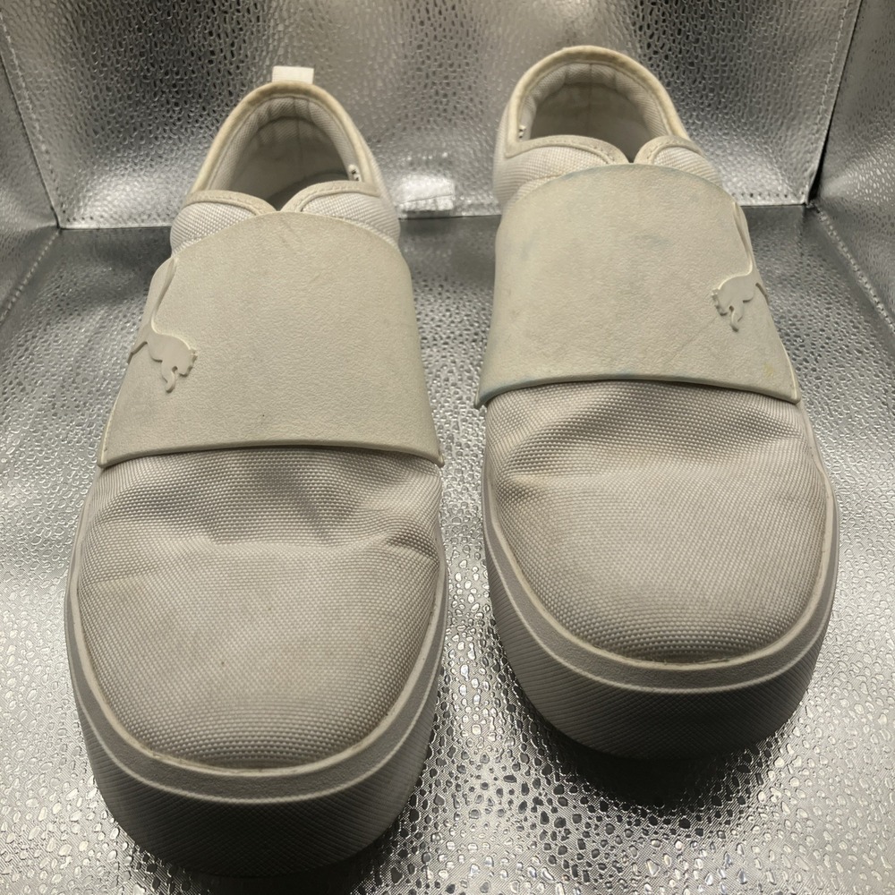 Size 11- PUMA El Rey II Ultra White Men's skateboard shoes.